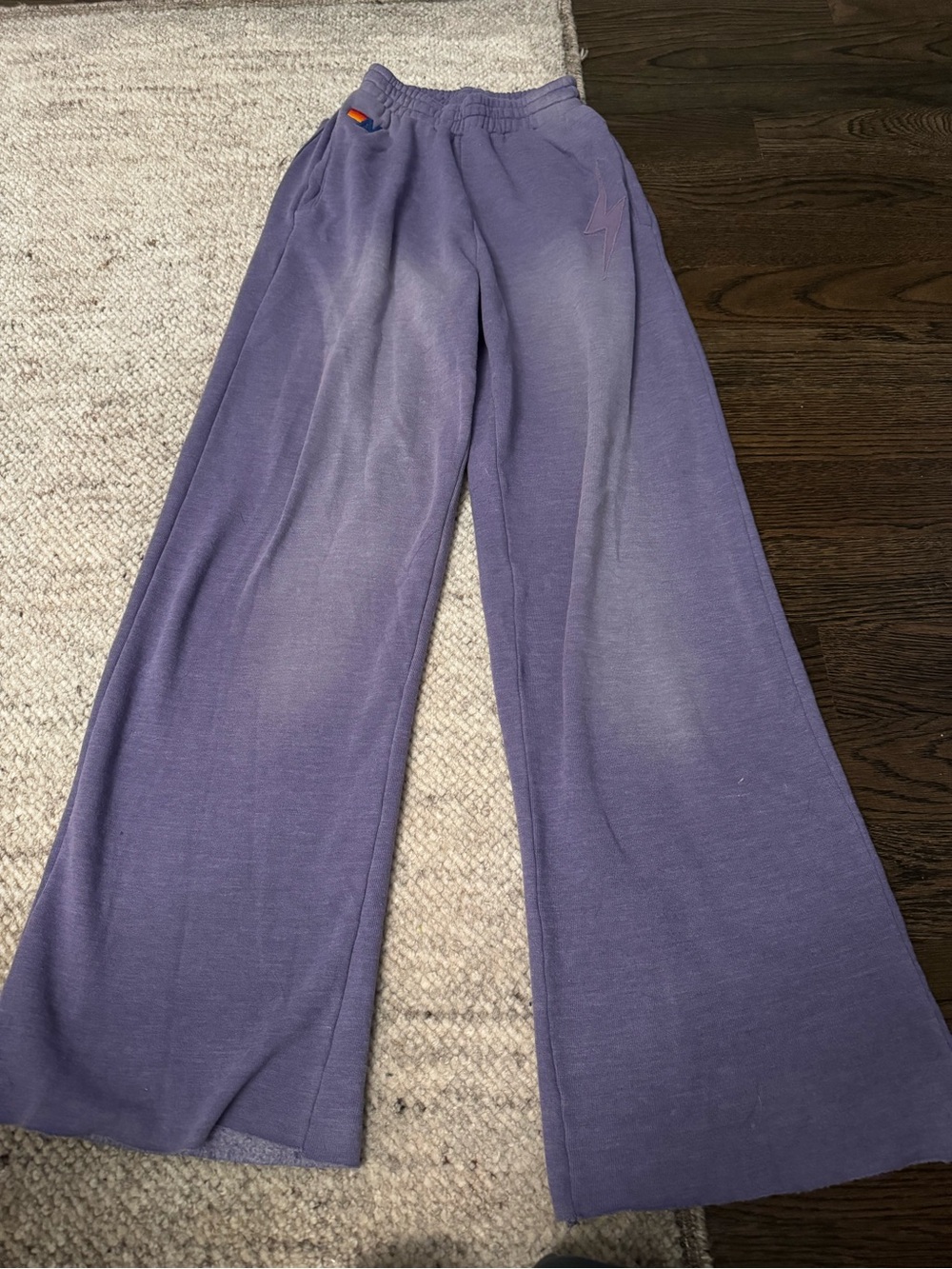Aviator Nation Bolt Switch Wide Leg Pocket Sweatpants